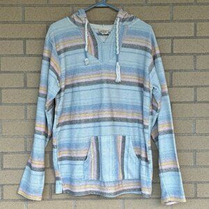 US Vintage Baja Fishermans Sweater Hoodie Pocket